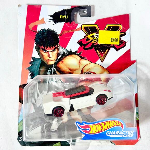 Hot Wheels Carded Lot Of 2 Street Fighter Ryu Chun-Li 2019 Toy Cars New (V) - Picture 3 of 5